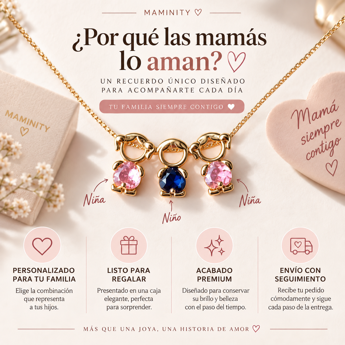 Collar de Hijos Personalizado